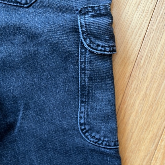 NWT! Zara - black - Cargo Denim Jeans - size 6 US - Picture 8 of 8